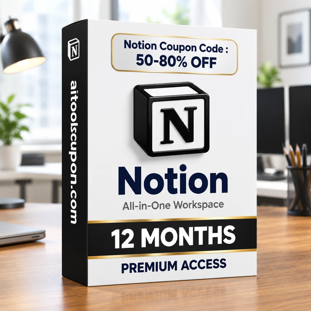Notion promo code 60–80% off