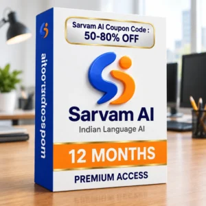 Sarvam AI promo code 60–80% off